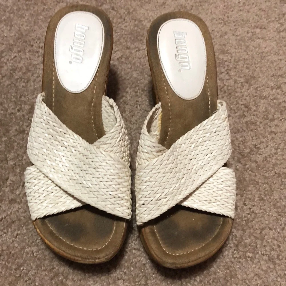 2 Pair - Bongo and Cherokee wedges women’s size 6.5
